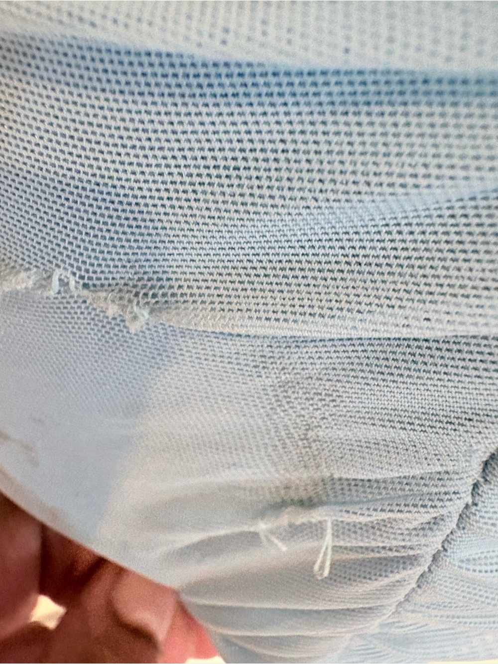 Oh Polly Sky Blue Ruched Backless Mini Dress - Picture 5 of 5